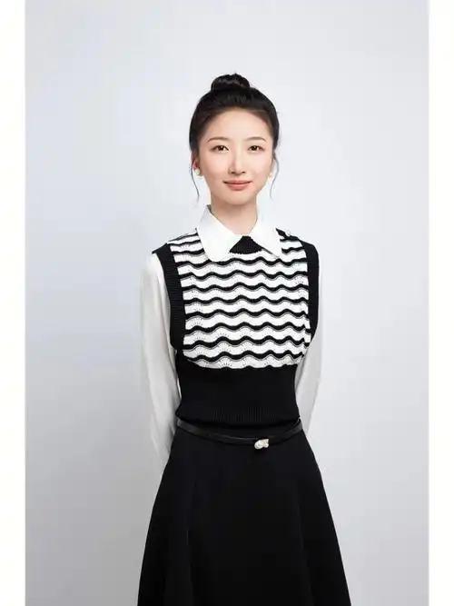 第一张形象照同样也来自天真蓝