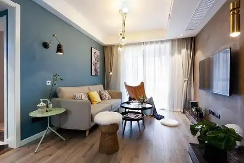 两居室的新房,北欧风设计,颜色的搭配时尚又耐看!
