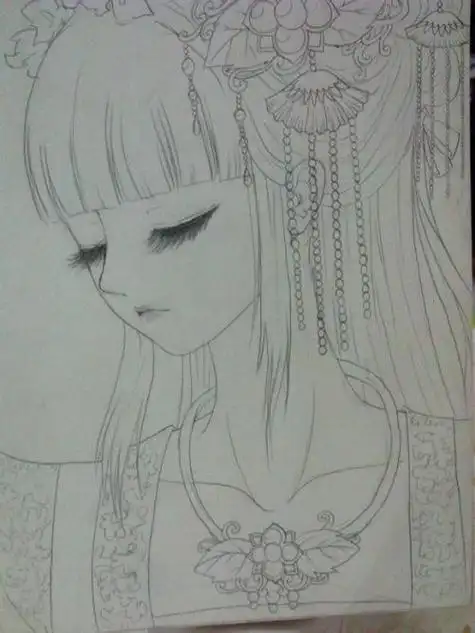 古装小朋友简笔画怎么画古代公主公主简笔画古风女子吹笛手绘-搜狗