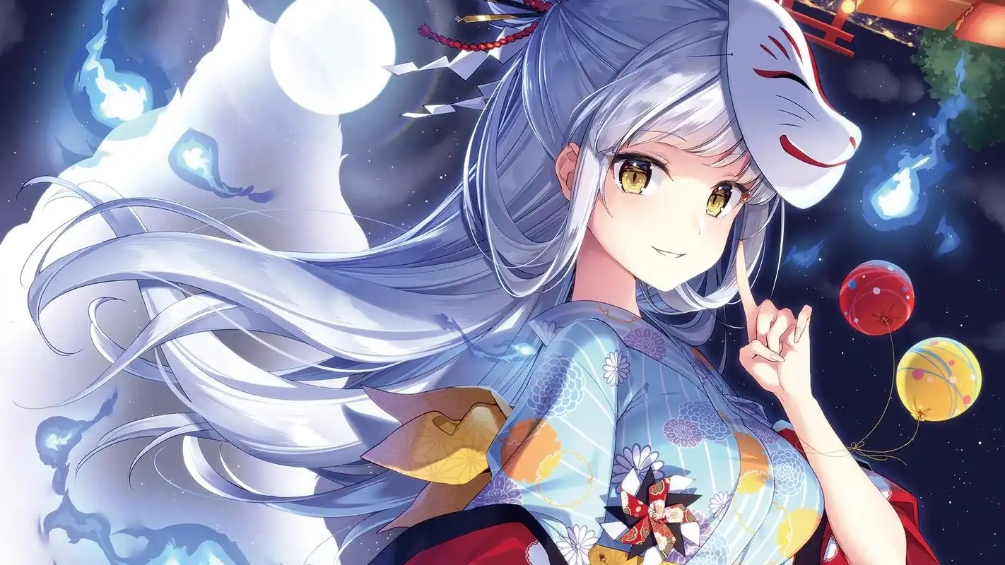 精选二次元美女同人高清宽屏桌面壁纸