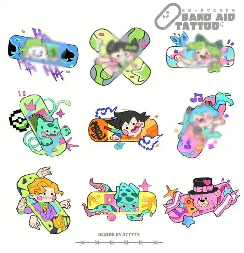 第三版创可贴纹身更新新稿可约