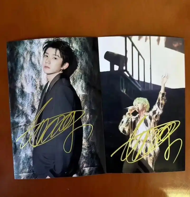 王源亲签签名照#亲笔签名 #亲签 #王源王源王源王源 - 抖音