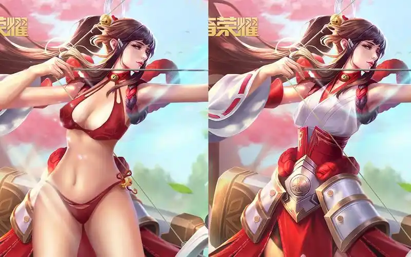 【王者荣耀】伽罗花见巫女~~~这才是夏日的伽罗小姐姐