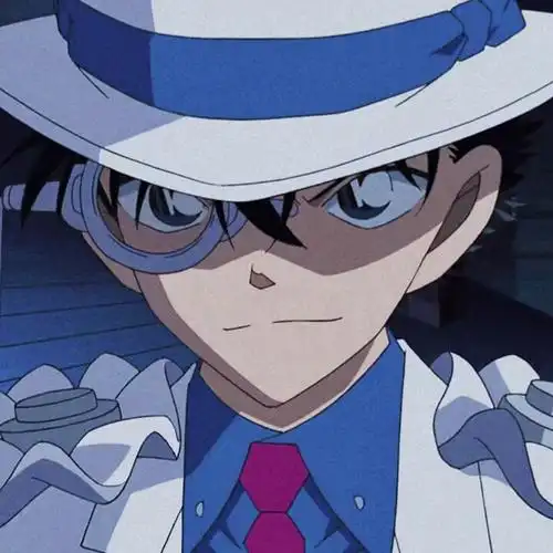 名侦探柯南头像怪盗基德头像基德黑羽快斗头像新一工藤新一头像柯南