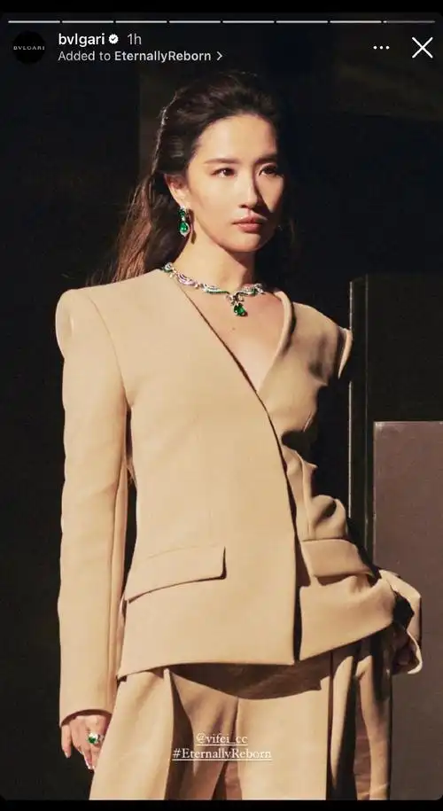 刘亦菲宝格丽全球品牌代言人##刘亦菲 流浪小三花