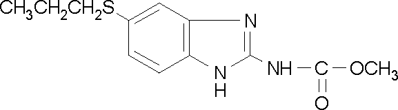 阿苯达唑,54965-21-8,结构式