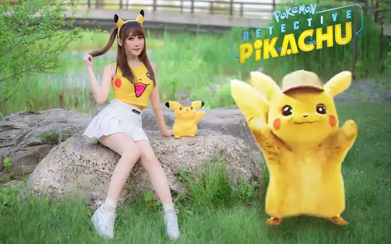 小萌真人皮卡丘2倍速挑战鬼畜舞蹈up主疯了qaq