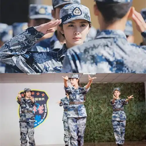 【图】杨幂节目中将挑战跳舞 军装照姿态佳被赞英气十足_综艺戏曲