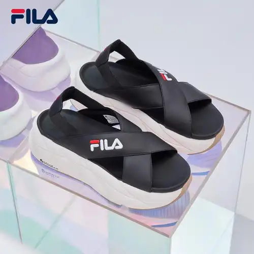 fila斐乐高圆圆同款女运动凉鞋新款厚底沙滩休闲鞋运动沙滩鞋