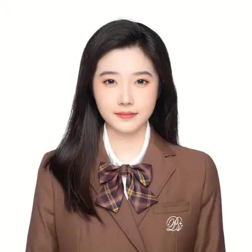 天真蓝学院风证件照男女款