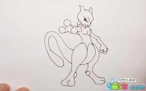 超梦简笔画步骤视频