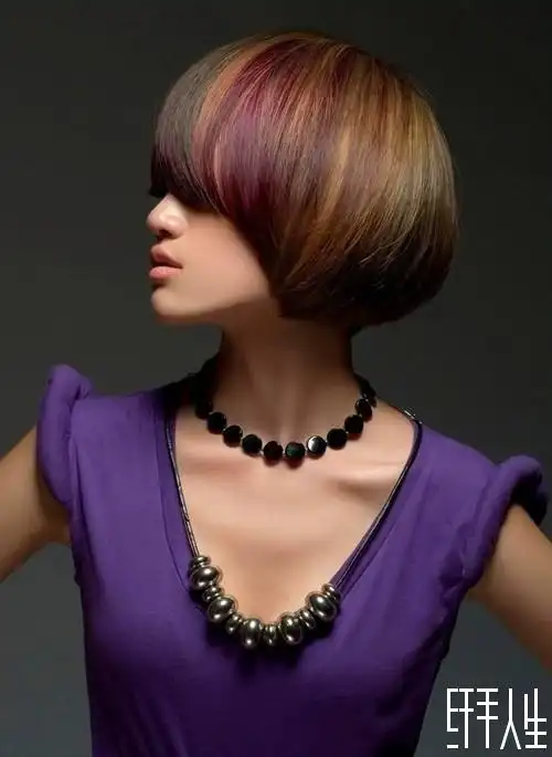 女生不等式发型 图片