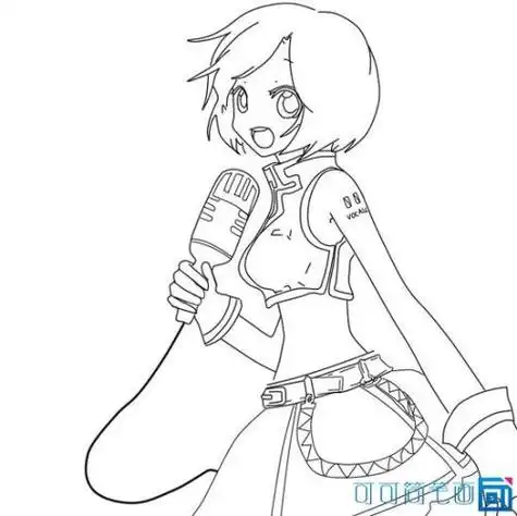 唱歌的人怎么画 正在唱歌的人怎么画