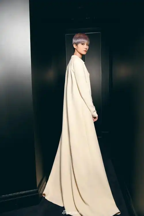 组图:李宇春百褶长裙巴黎时装周走秀 诠释高贵优雅