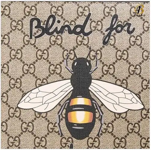 gucci古驰古琦蜜蜂印花gg男士女士通用手拿包手包4739049cd1n8666奢侈