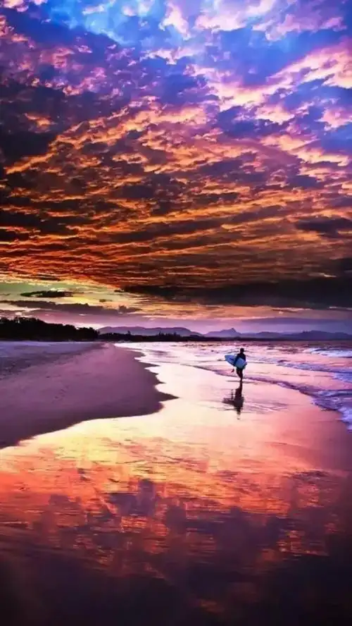 世界上最美的晚霞如诗如画