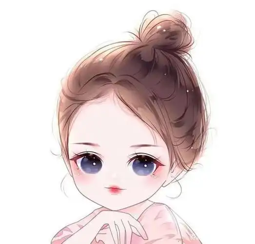 可爱又时尚的漫画风格女生微信头像!