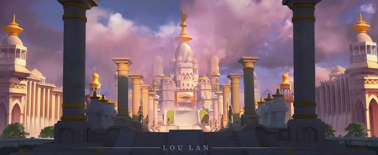 楼兰|插画|概念设定|改变喵_原创作品-站酷zcool