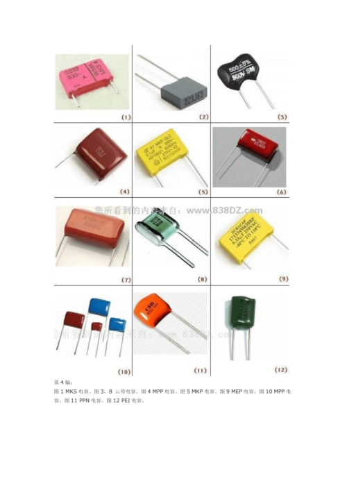 电容分类图片-各种电容器图片
