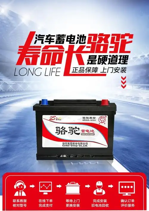 骆驼camel汽车电瓶12v蓄电池6qw452s适配雅阁本田crv锋范杰德缤智雅阁