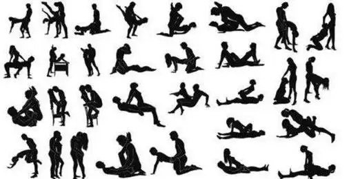 8,拱桥式体位   9,摇摆椅式体位   10,69相对体位   11,双腿缠腰