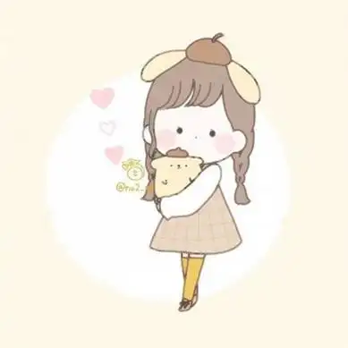 小女孩卡通头像超萌高清好看的萌系可爱女孩卡通头像图片