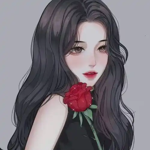 绝美手绘女生头像人生本来就孤独