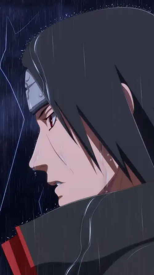 宇智波鼬淋雨壁纸