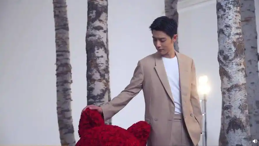 肖战玫瑰品牌出镜预热,9s视频4个角度拍摄无死角,兰花指也很苏_进行了