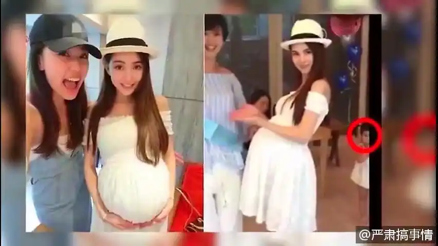 昆凌挺孕肚参加产前派对,小周周正面照疑曝光