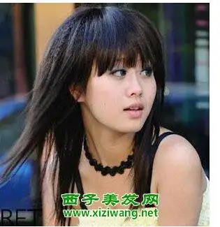 简单好看女生隐形烫发型图片_烫发_西子美发网