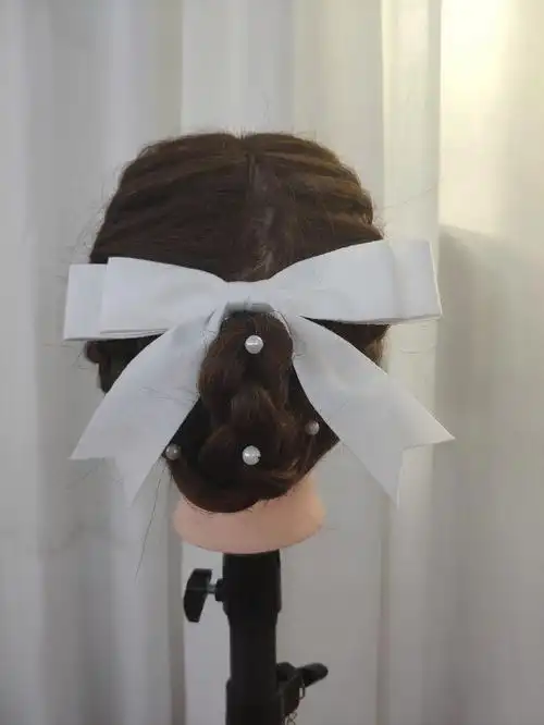 下午的编发考试自己设计造型