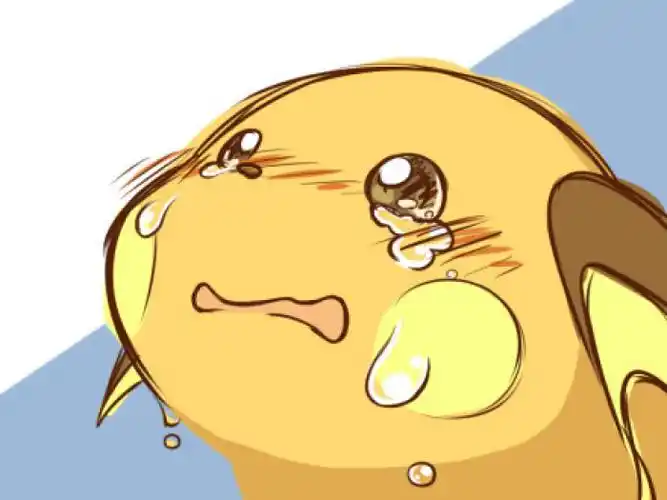 皮卡丘哭的样子,看的心都化了!