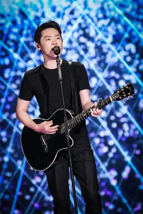 梁博浙江卫视年中音乐盛典演绎原创张亚东一脸姨母笑