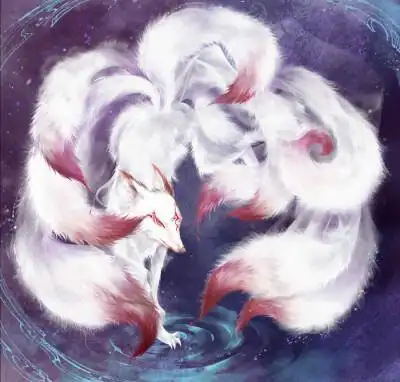 九尾狐古风女生头像