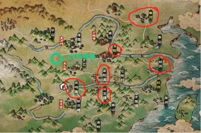 烟雨江湖洛阳武馆位置详细介绍