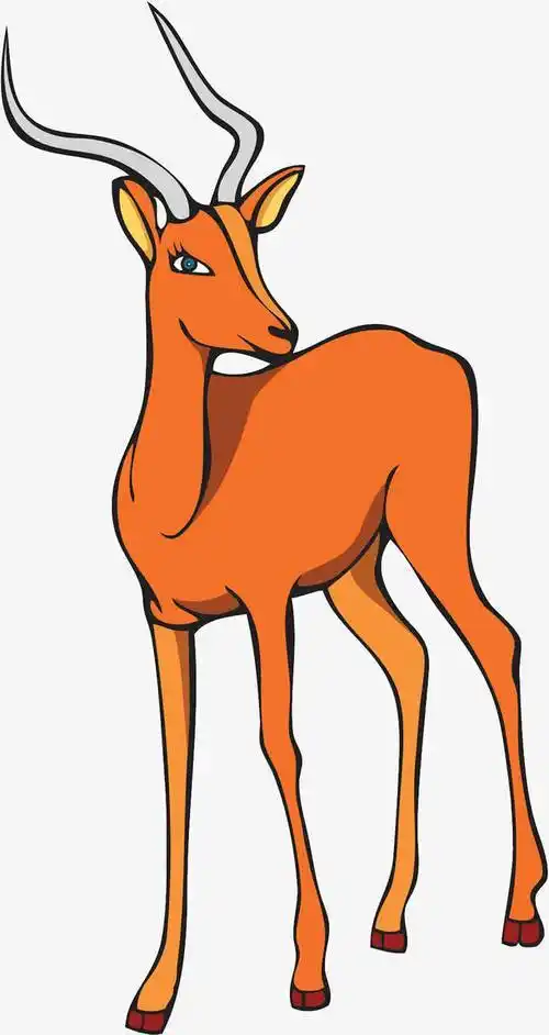 怎么画藏羚羊线描绘画步骤羚羊简笔画图片大全羚羊简笔画步骤最后的