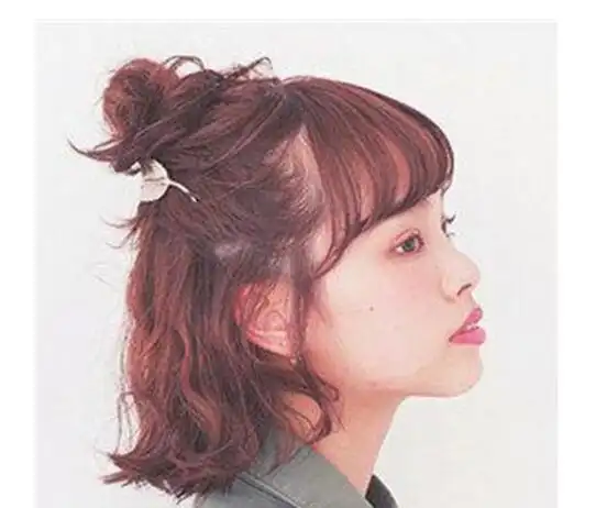 齐肩丸子头如何扎 女生齐肩丸子头的扎法图片