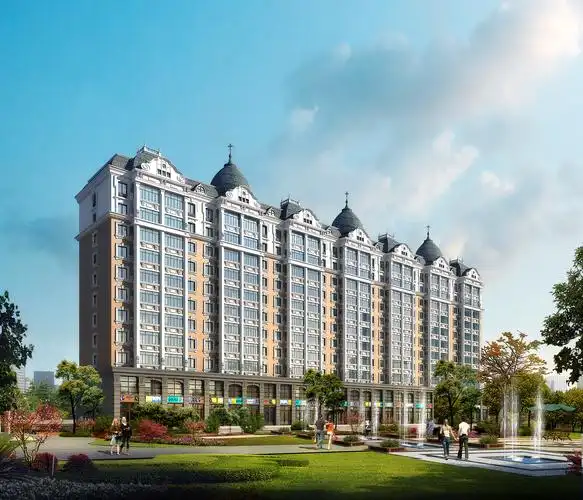 【作品案列】3d66专业室外 丨建筑外立面效果图