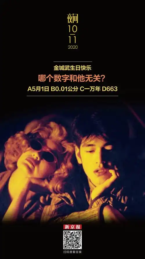 金城武的数字秘密你都知道吗丨夜问