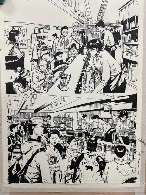 宝丰二高美术生寒假集训绘画作品浏览