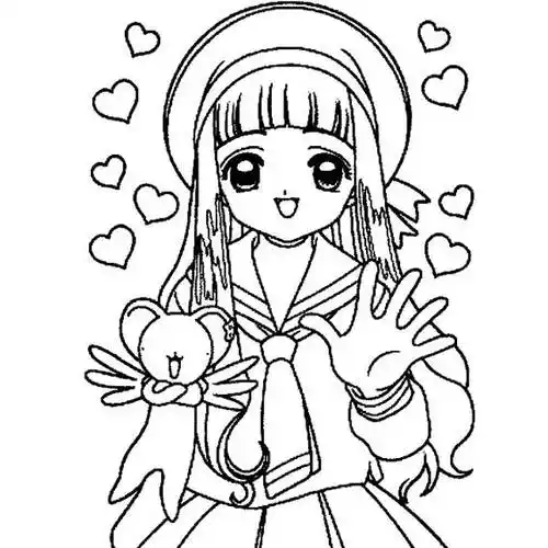 可爱少女简笔画可爱少女简笔画古风