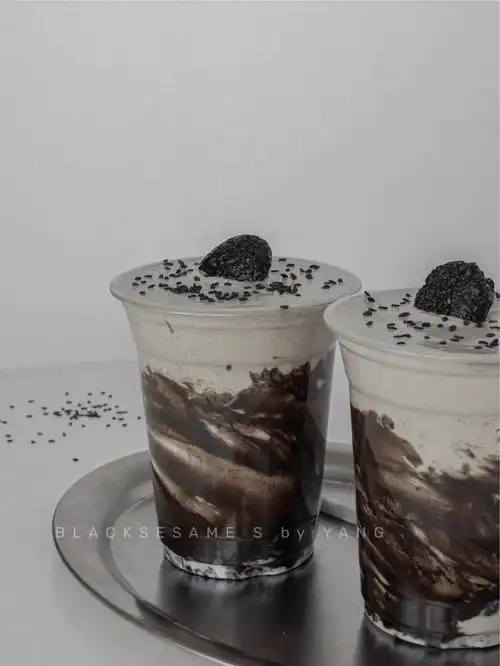 秋天滋补中式奶茶来咯,当黑芝麻遇到黑豆奶,以黑养黑hin健康～·94
