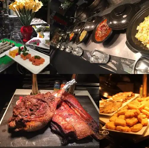 绿洲国际西餐自助餐一口神奇的小火锅冬天的完美搭配