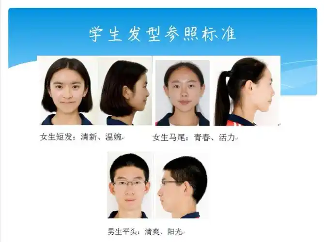 督促学生完善仪容仪表,不佩戴首饰,留合适的发型(男生头发以平头为准