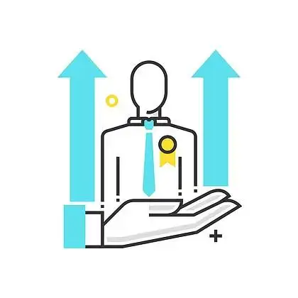 上升的能力图图标