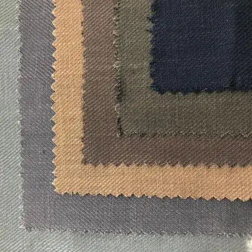 苎麻棉斜纹亚麻 苎麻布料 挺括麻布 小西装服装面料批发 厂家直销