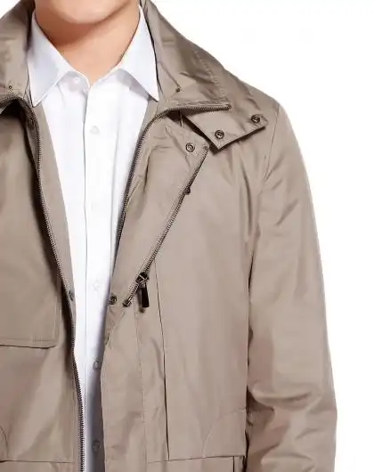 1828collection男装移动端专场灰卡其色时尚休闲长袖风衣ab11-102f