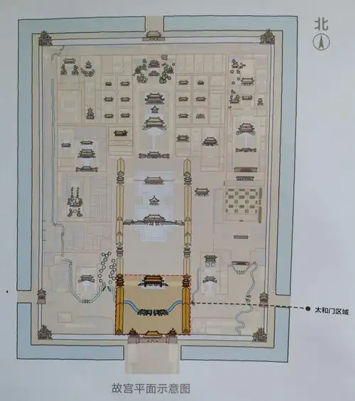 穿过午门,我们就正式进入了紫禁城(现故宫博物院).