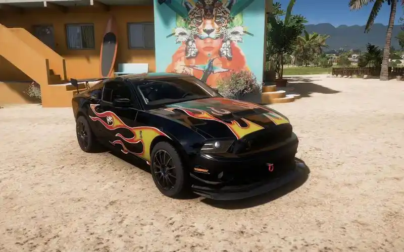 【地平线5】剃刀说这车我更熟 极品飞车9野马gt500 涂装调校分享